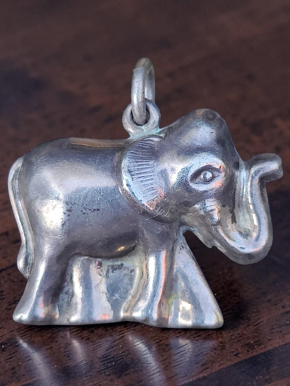 🐘 Vintage Sterling Silver Elephant Pendant